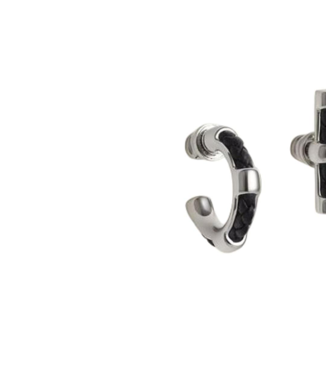 HERMES Черные серьги, фото 2