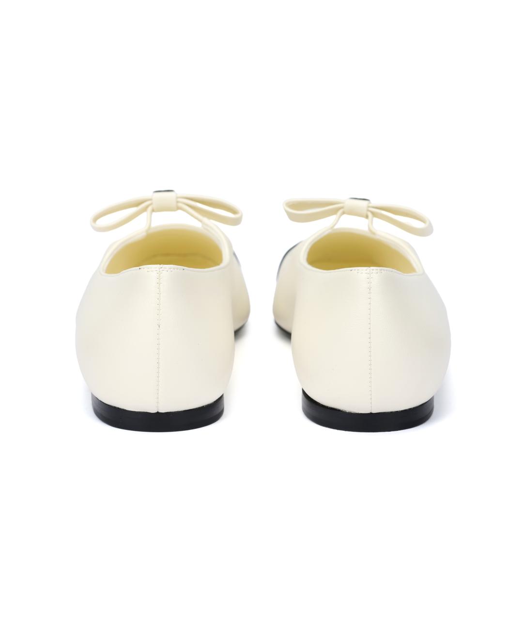 CHANEL Белые кожаные балетки, фото 3