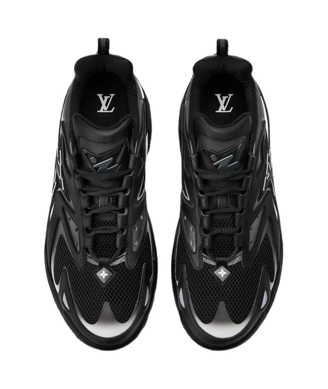 LOUIS VUITTON Черные высокие кроссовки / кеды, фото 4