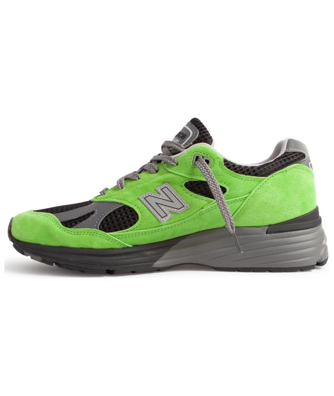 NEW BALANCE Зеленые замшевые кроссовки, фото 3