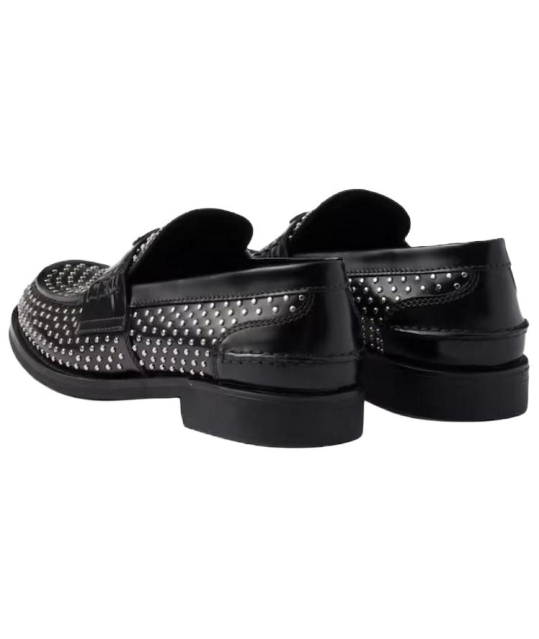 PRADA Черные кожаные лоферы, фото 6