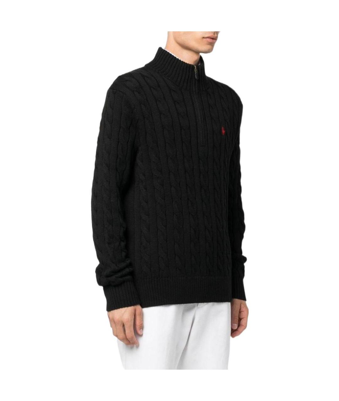 POLO RALPH LAUREN Черный джемпер / свитер, фото 4