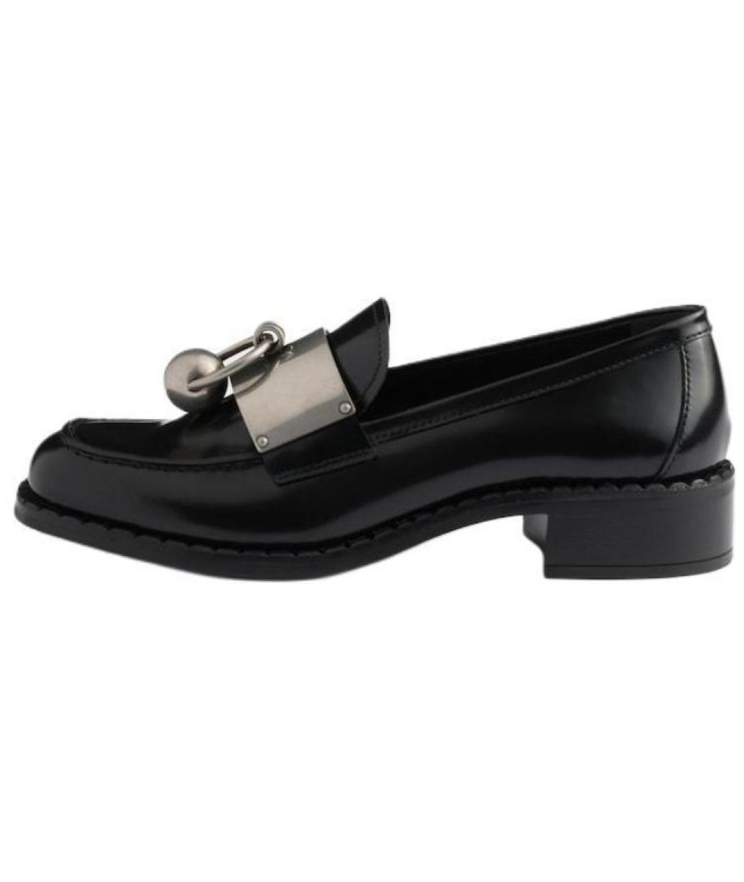 PRADA Черные кожаные лоферы, фото 2