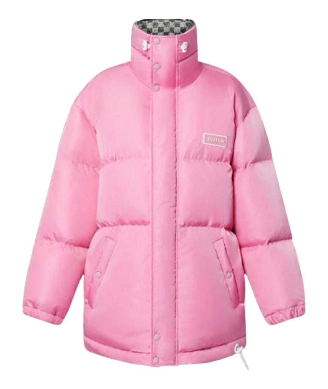 LOUIS VUITTON Розовый пуховик, фото 1