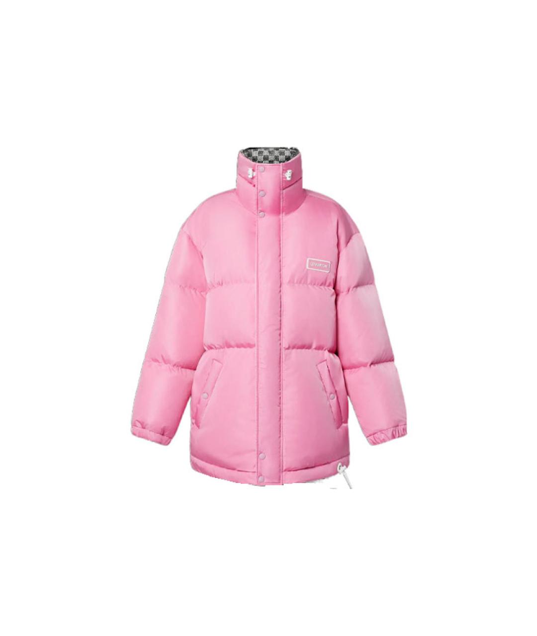 LOUIS VUITTON Розовый пуховик, фото 7