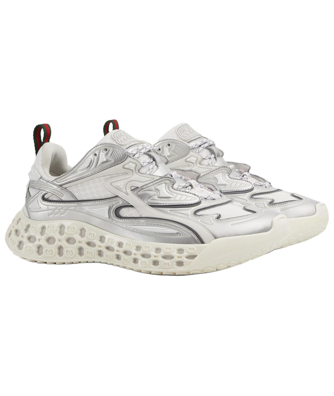 GUCCI Белые высокие кроссовки / кеды, фото 3