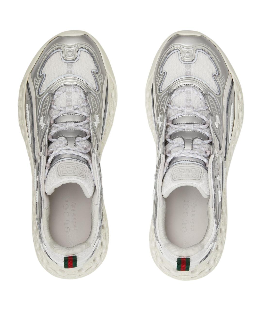 GUCCI Белые высокие кроссовки / кеды, фото 5
