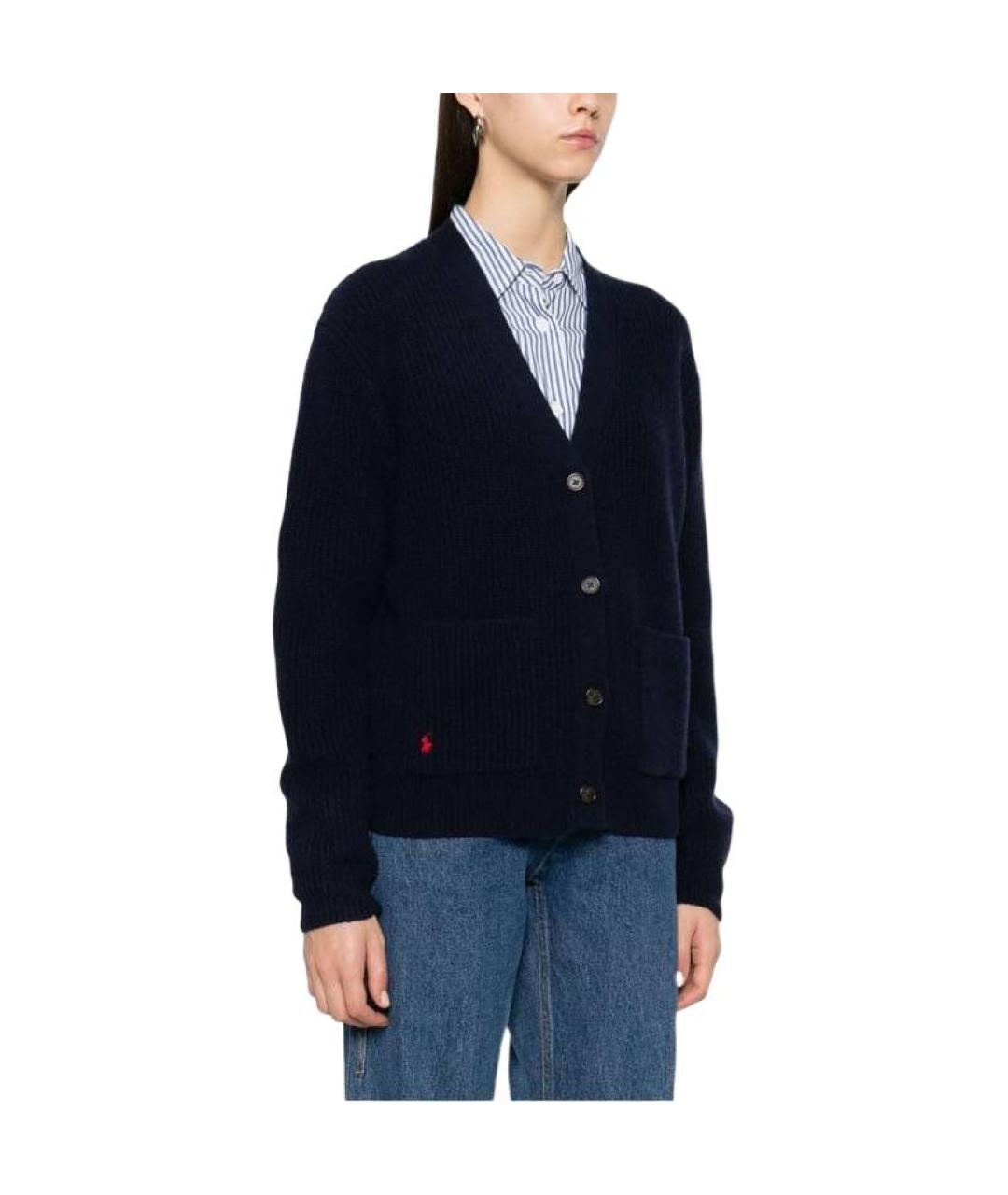 POLO RALPH LAUREN Темно-синий кардиган, фото 3