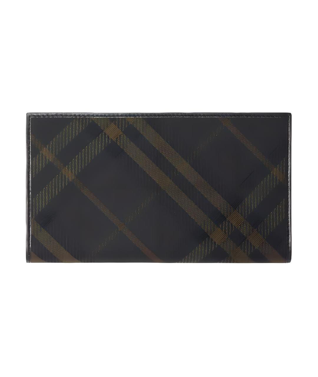 BURBERRY Антрацитовый кошелек, фото 1