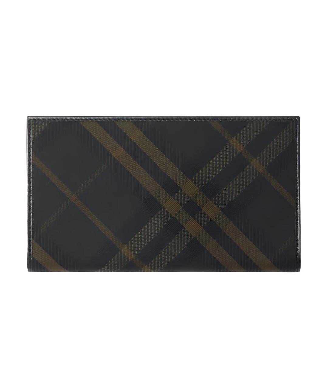 BURBERRY Антрацитовый кошелек, фото 2
