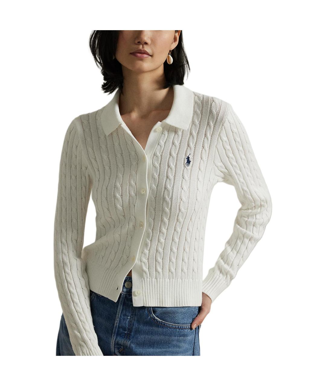 POLO RALPH LAUREN Белый джемпер / свитер, фото 5