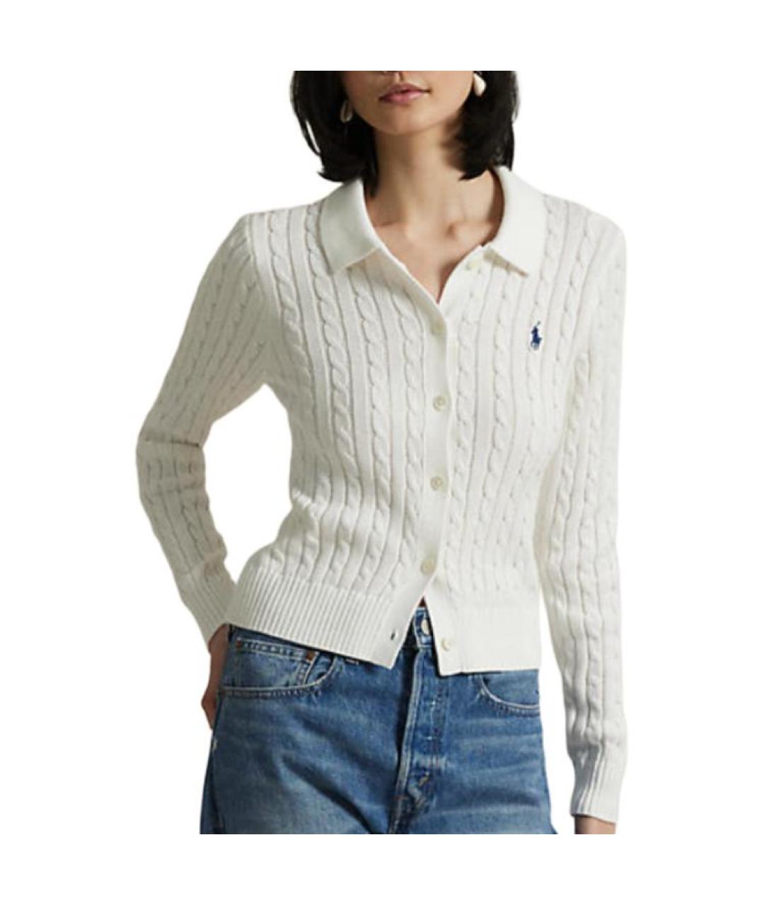 POLO RALPH LAUREN Белый джемпер / свитер, фото 2