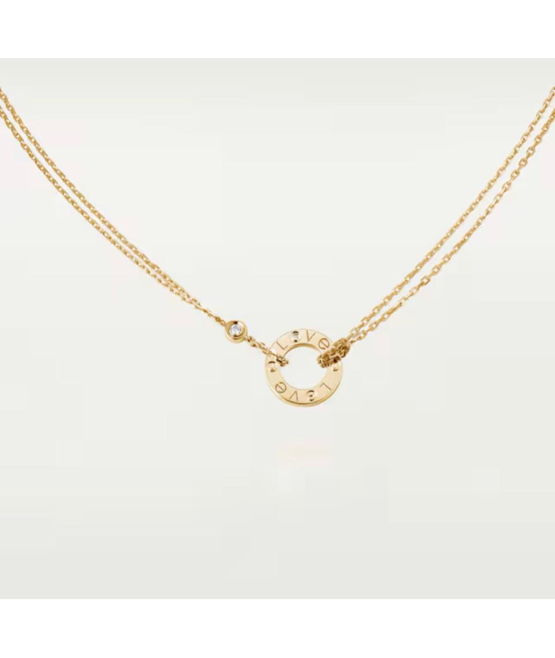 CARTIER Золотое колье из желтого золота, фото 3