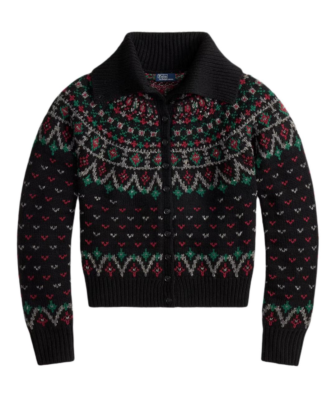 POLO RALPH LAUREN Черный кардиган, фото 1