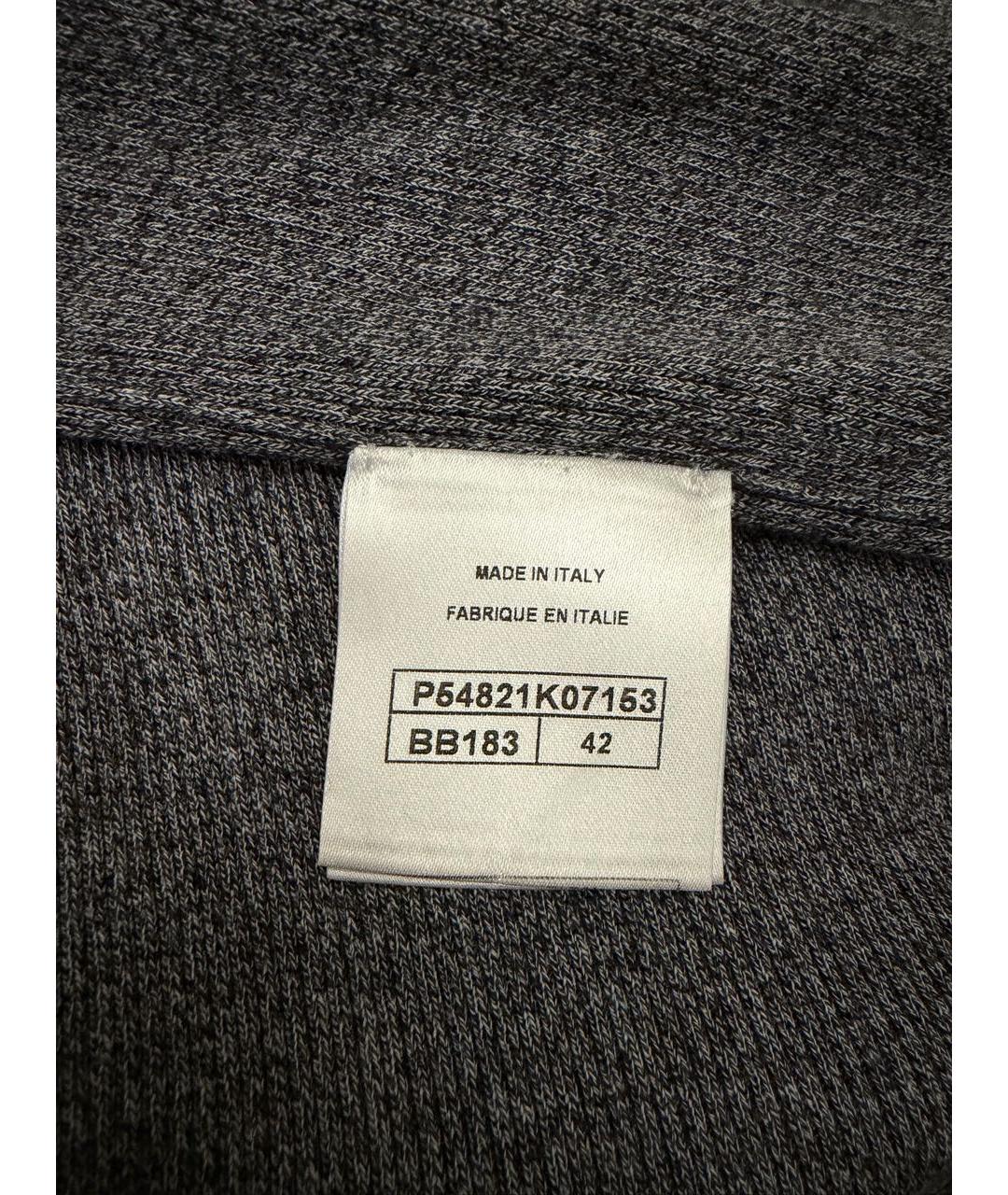 CHANEL Серое хлопковое повседневное платье, фото 5