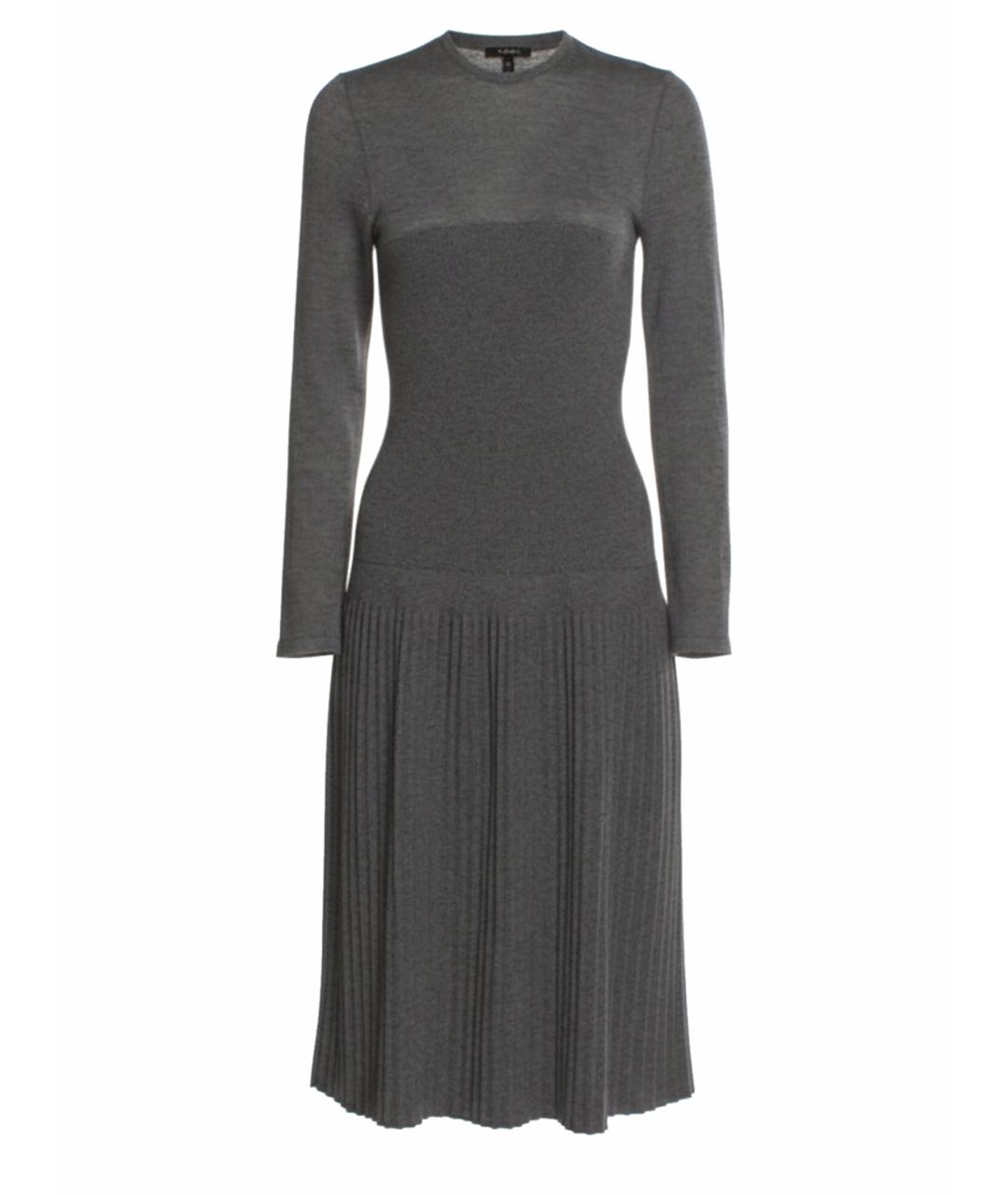 CHANEL Серое хлопковое повседневное платье, фото 1