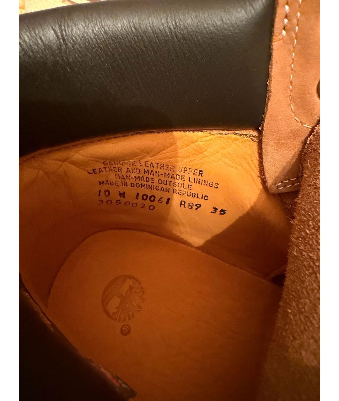 TIMBERLAND Желтые нубуковые высокие ботинки, фото 6