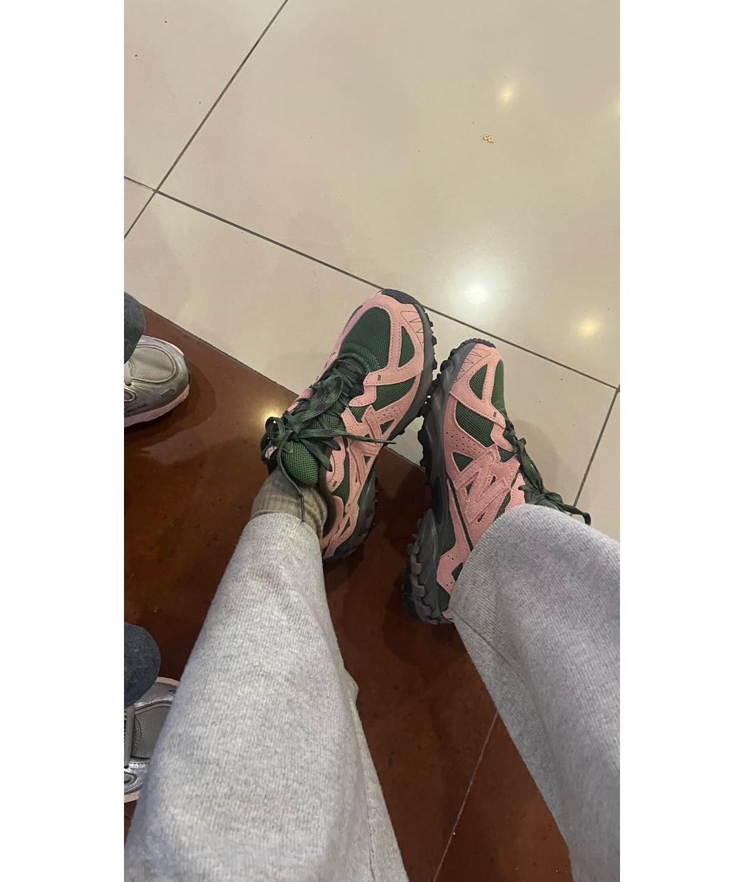 NEW BALANCE Розовые замшевые кроссовки, фото 6