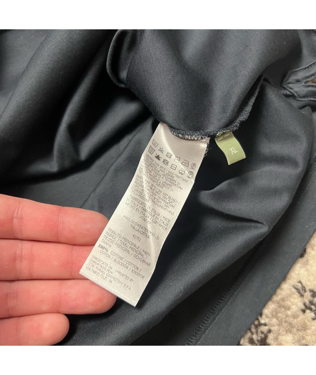 PAL ZILERI Серое хлопковое поло с коротким рукавом, фото 4