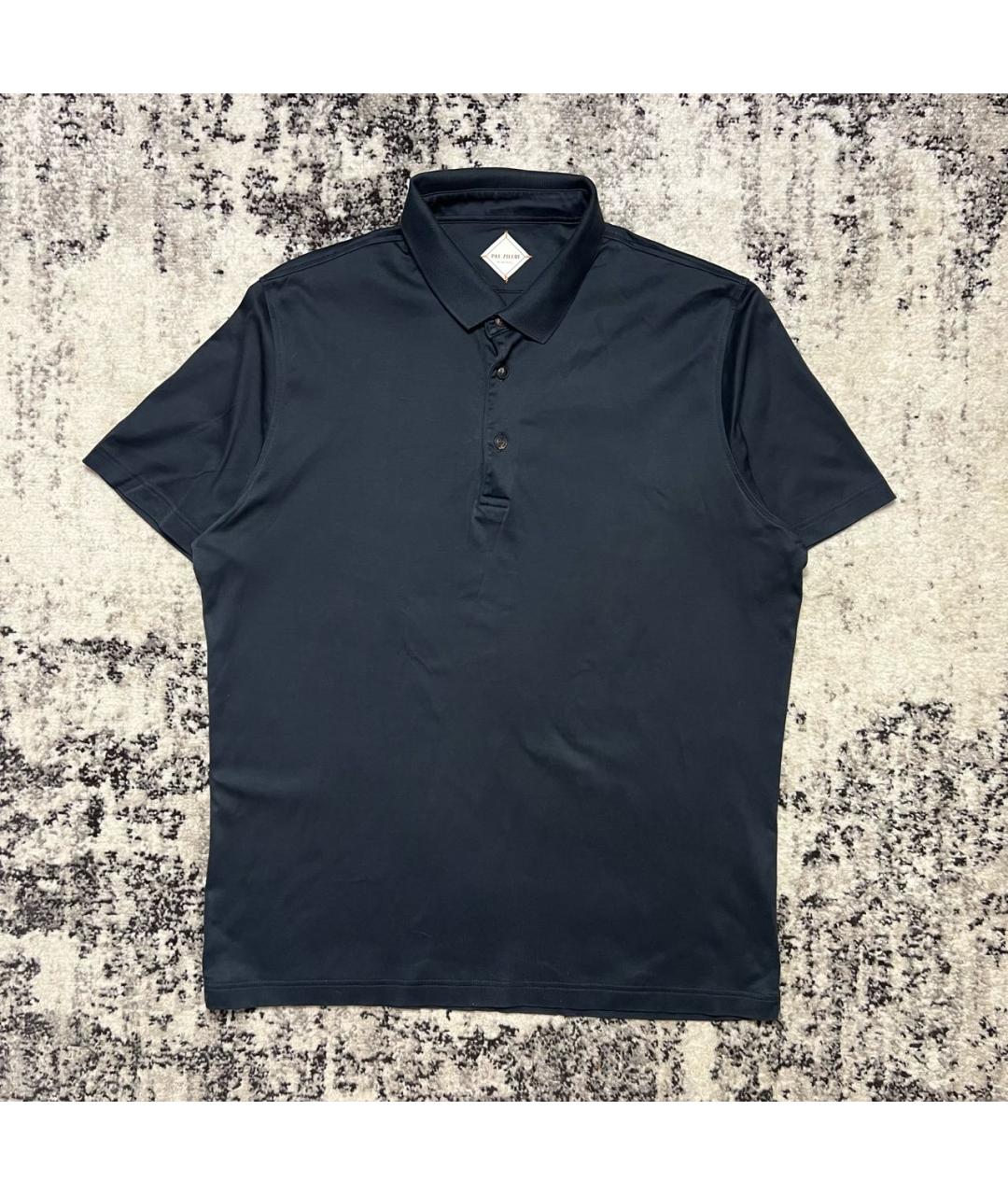 PAL ZILERI Серое хлопковое поло с коротким рукавом, фото 5