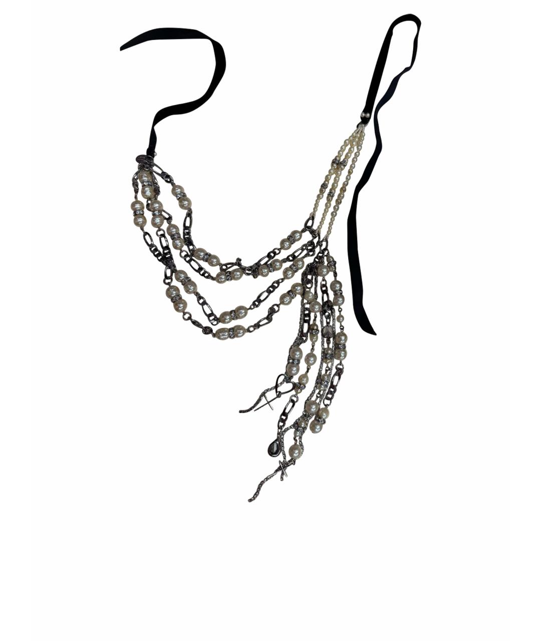 ERICKSON BEAMON Бежевое колье из бисера, фото 1