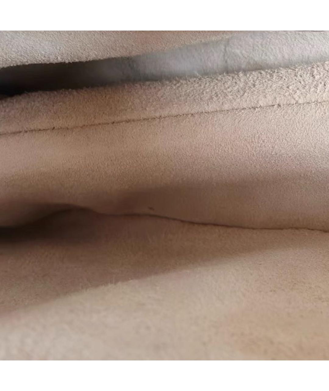 CHRISTIAN DIOR Белая кожаная сумка с короткими ручками, фото 7