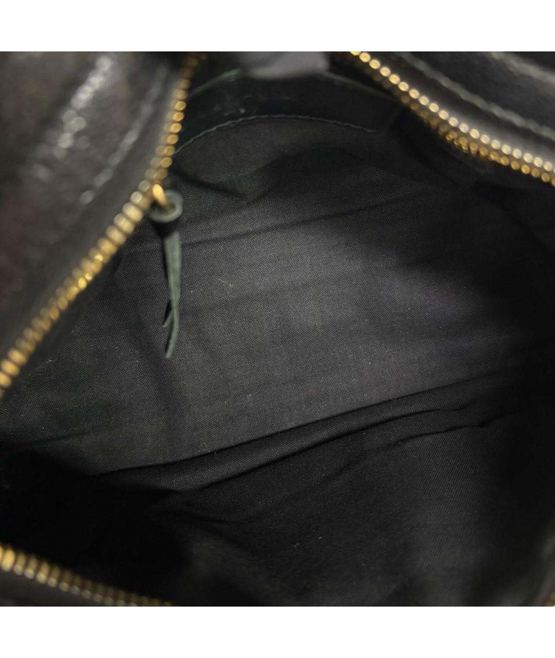 BALENCIAGA Черная кожаная сумка через плечо, фото 7