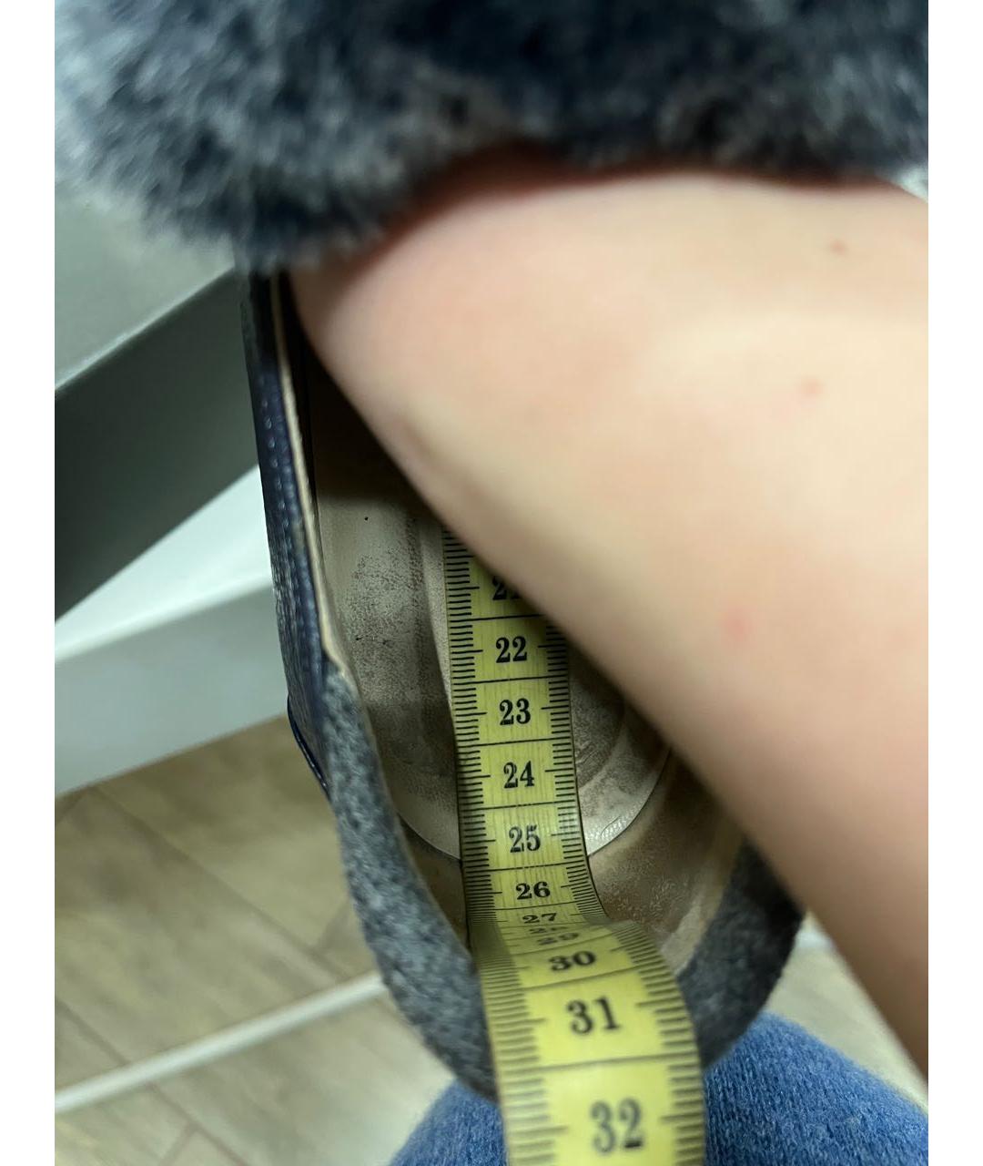 LORENA ANTONIAZZI Темно-синие кожаные лоферы, фото 6