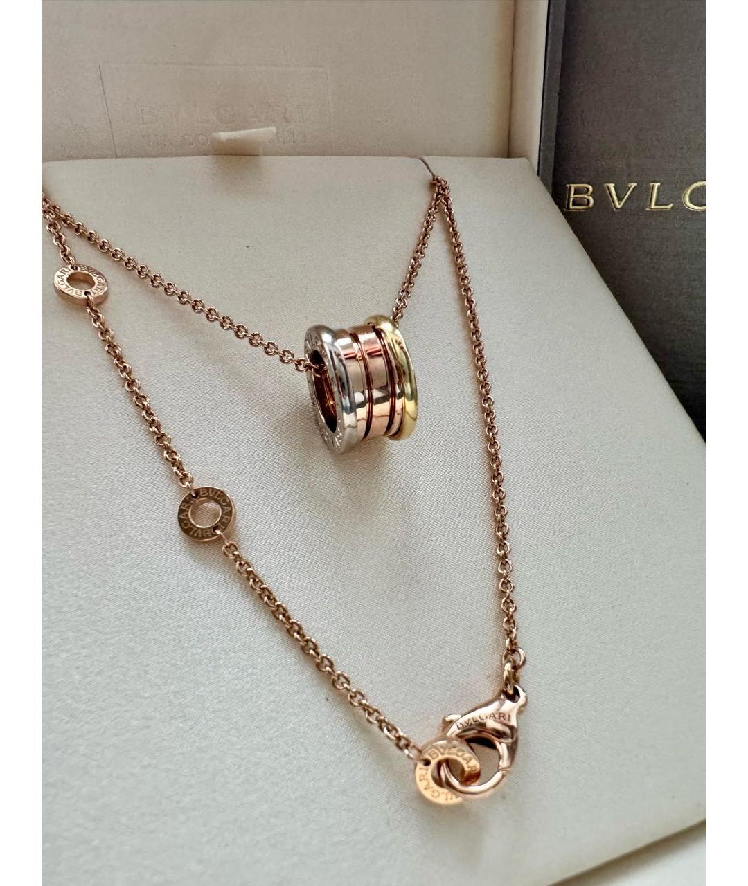 BVLGARI Мульти колье из розового золота, фото 2