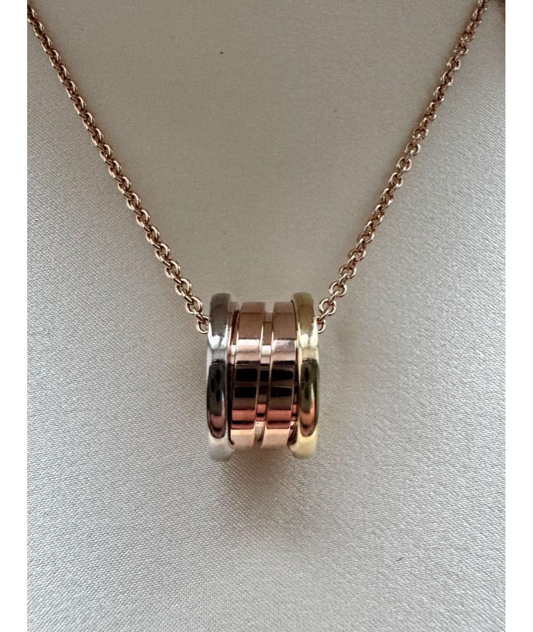 BVLGARI Мульти колье из розового золота, фото 5