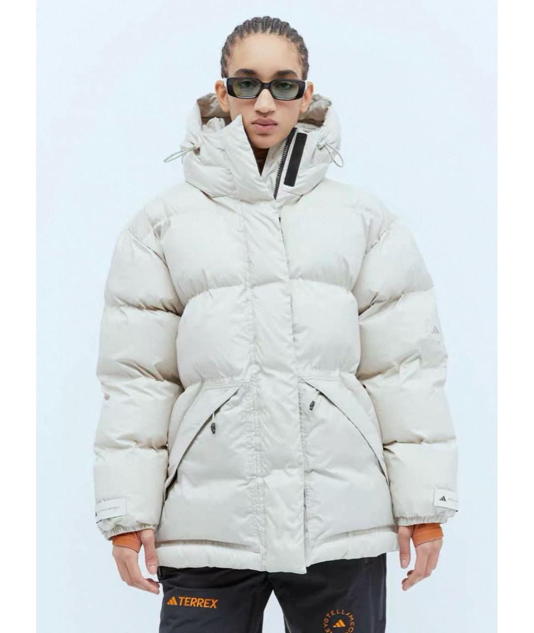 ADIDAS BY STELLA MCCARTNEY Бежевый пуховик, фото 5