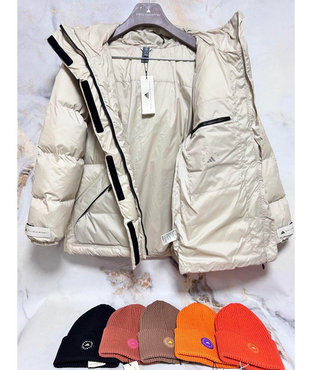 ADIDAS BY STELLA MCCARTNEY Бежевый пуховик, фото 7