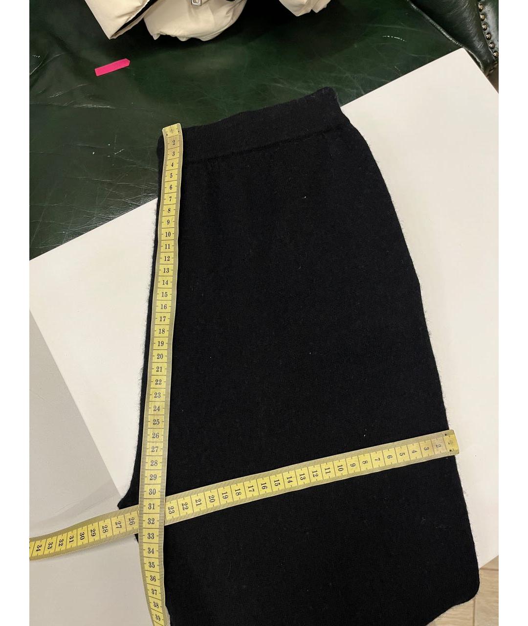 12 STOREEZ Черные шерстяные прямые брюки, фото 6