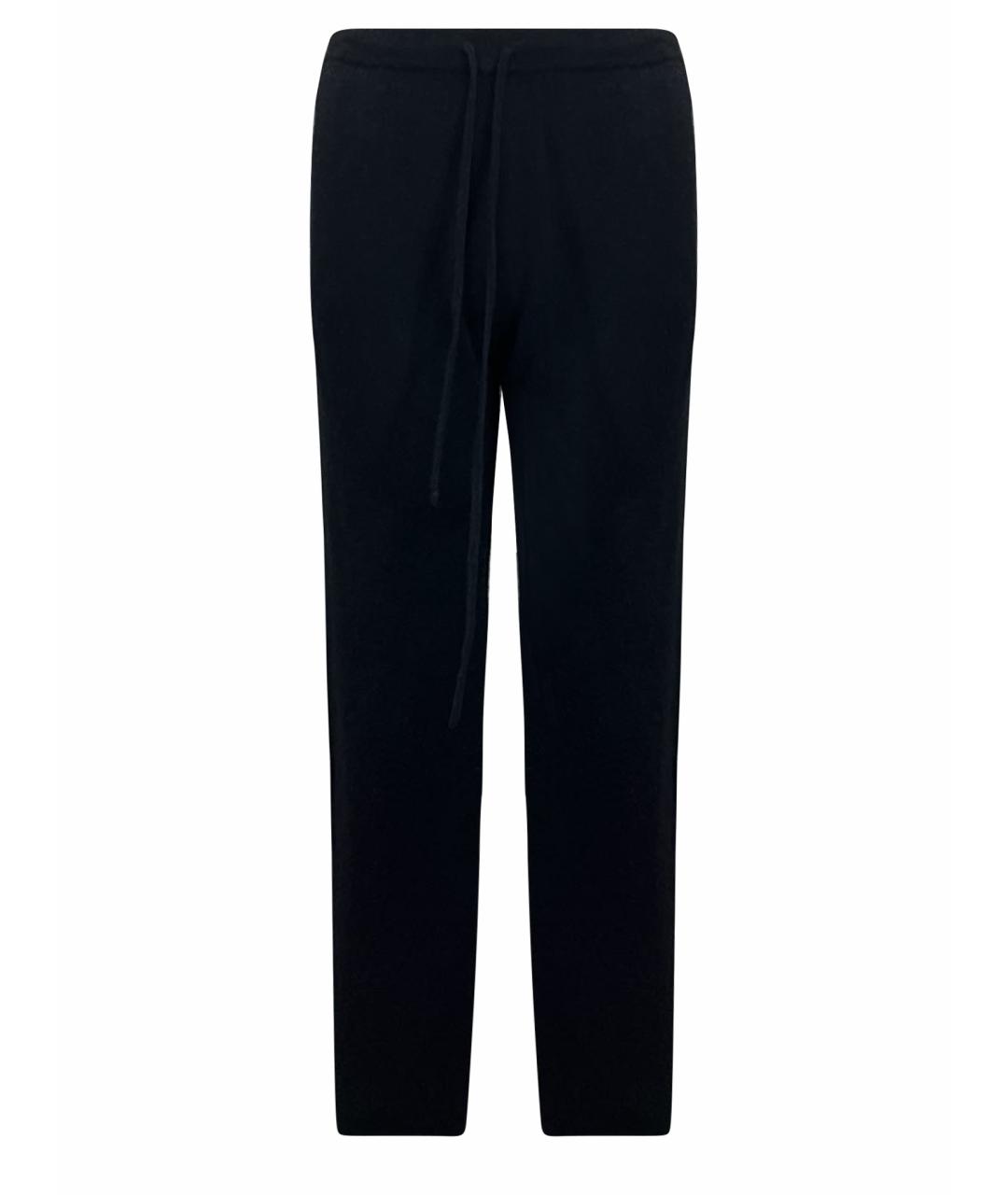 12 STOREEZ Черные шерстяные прямые брюки, фото 1