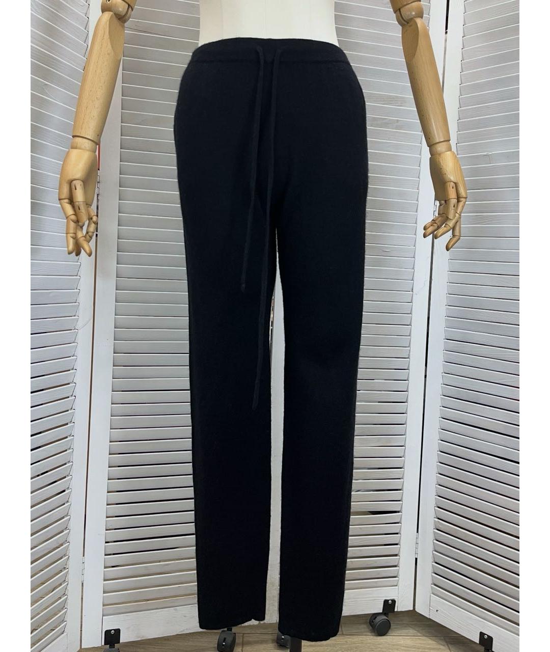 12 STOREEZ Черные шерстяные прямые брюки, фото 8