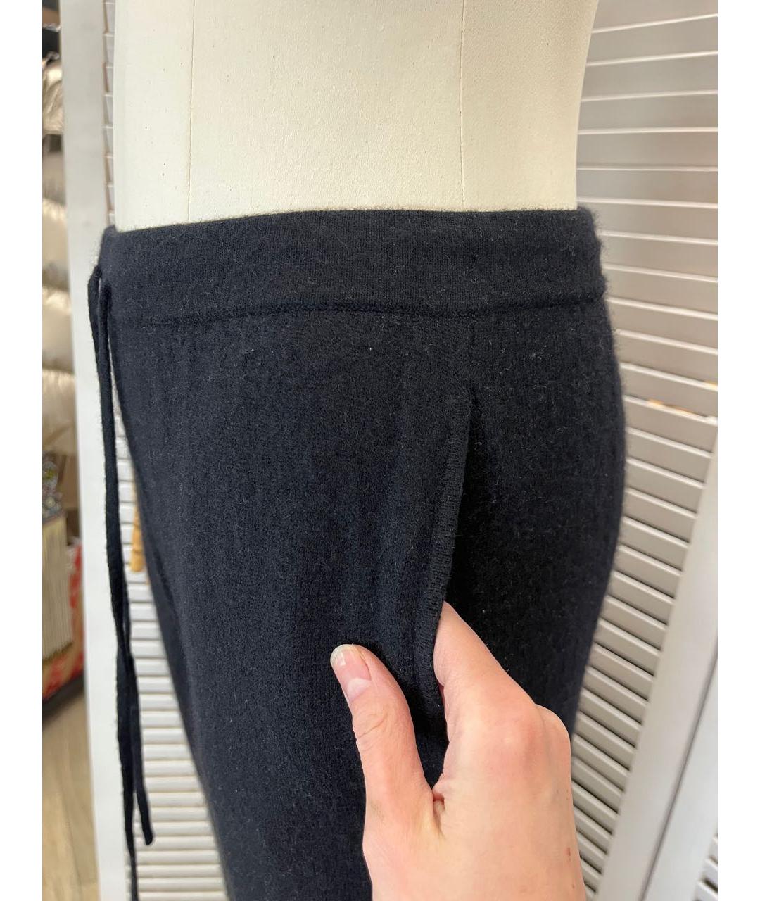 12 STOREEZ Черные шерстяные прямые брюки, фото 2