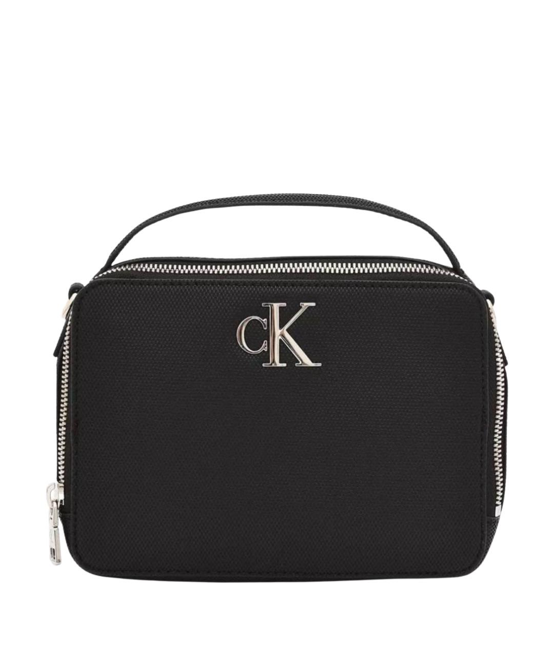 CALVIN KLEIN Черная сумка через плечо, фото 1