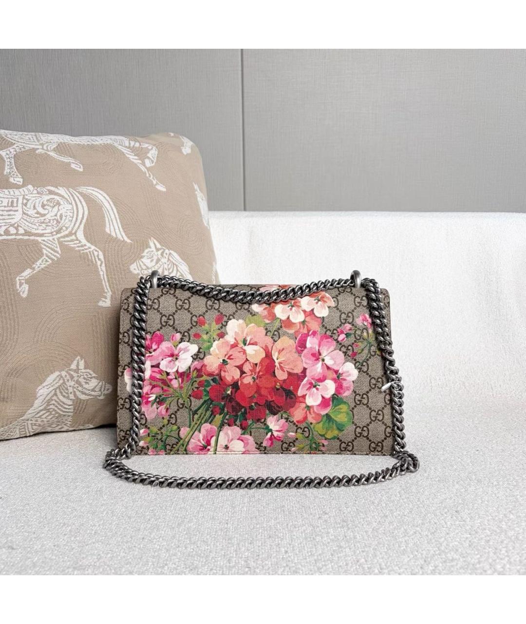 GUCCI Бордовая замшевая сумка через плечо, фото 3