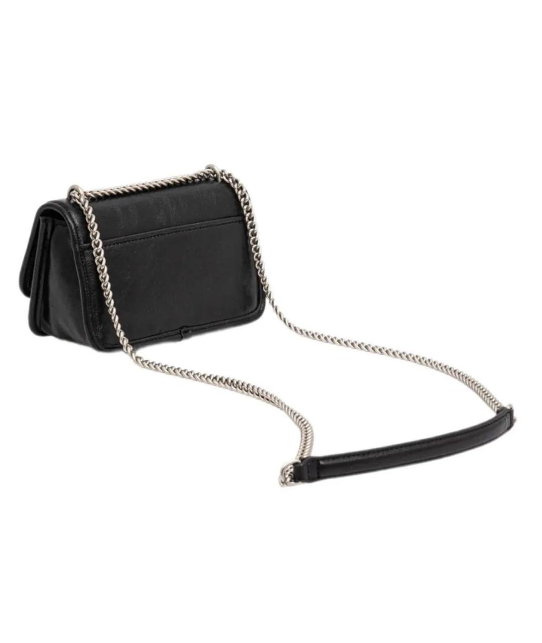 CALVIN KLEIN Черная сумка через плечо из искусственной кожи, фото 2