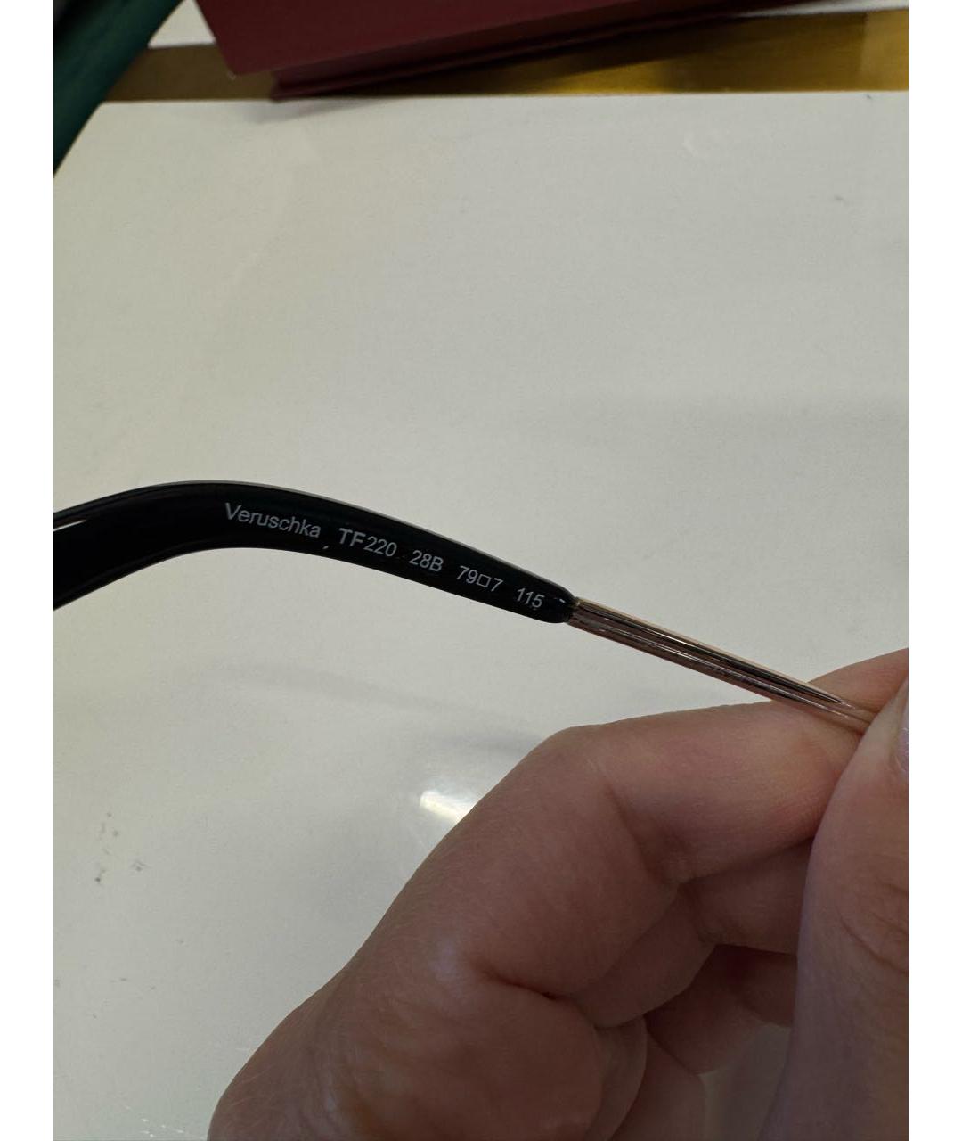 TOM FORD Серые металлические солнцезащитные очки, фото 2