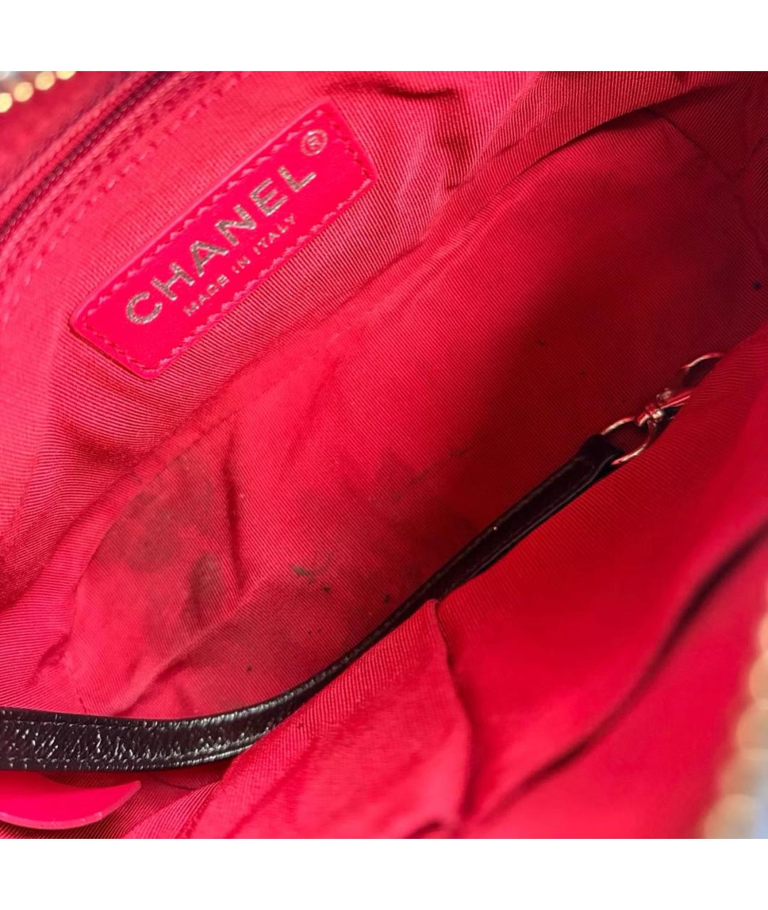 CHANEL Синяя кожаная сумка через плечо, фото 7