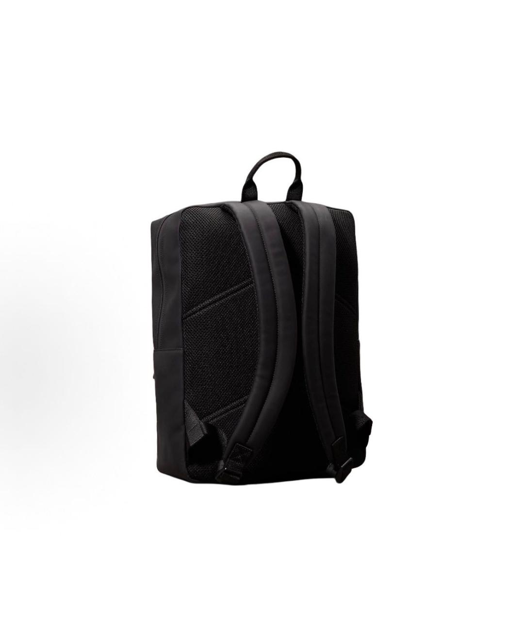 CALVIN KLEIN Черный рюкзак из искусственной кожи, фото 2