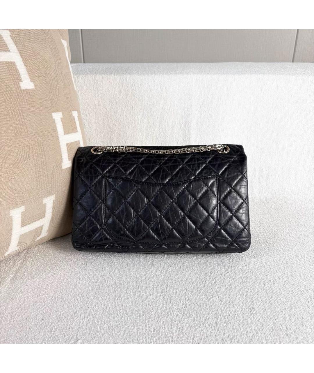 CHANEL Черная кожаная сумка через плечо, фото 7