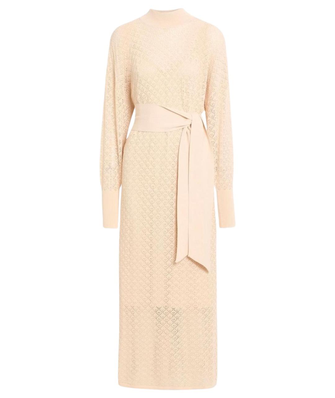 ZIMMERMANN Бежевое коктейльное платье, фото 1