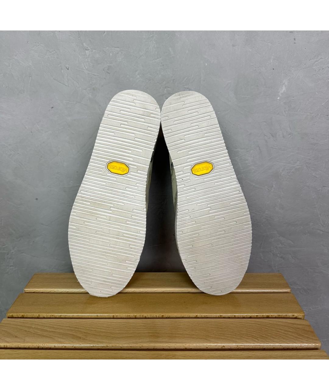 CLARKS Бежевые замшевые ботинки, фото 7