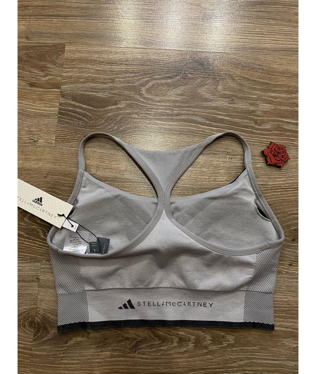 ADIDAS BY STELLA MCCARTNEY Серая полиэстеровая майка, фото 5