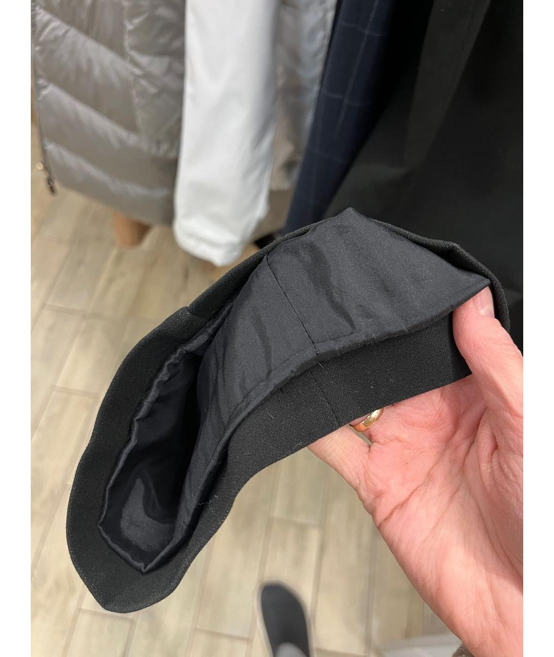 12 STOREEZ Черные полиэстеровые брюки широкие, фото 8