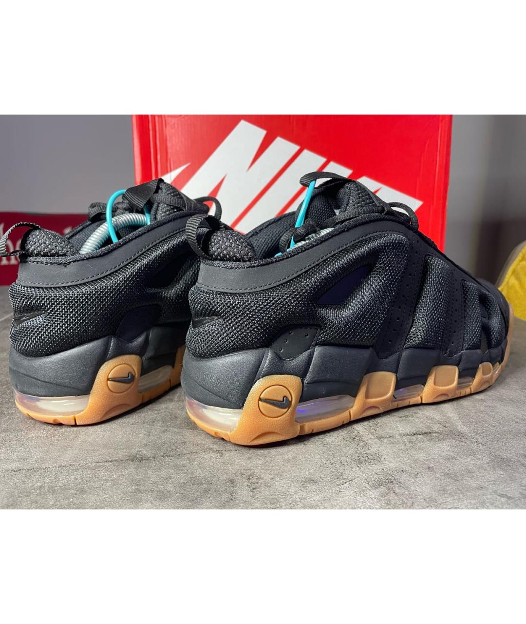 NIKE Черные текстильные низкие кроссовки / кеды, фото 2