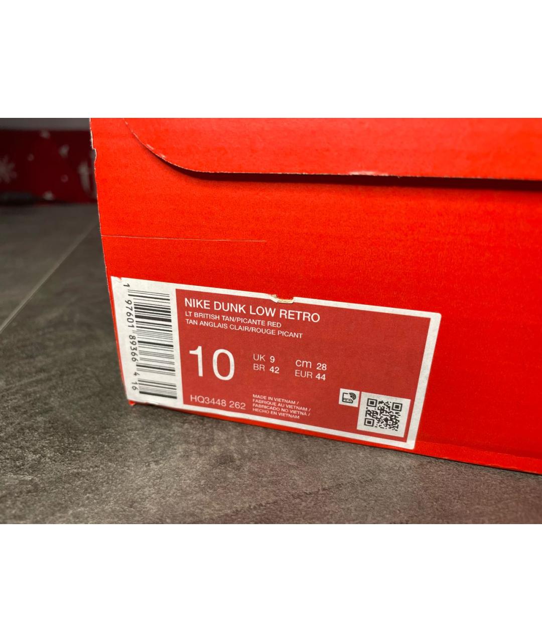 NIKE Коричневые низкие кроссовки / кеды, фото 7