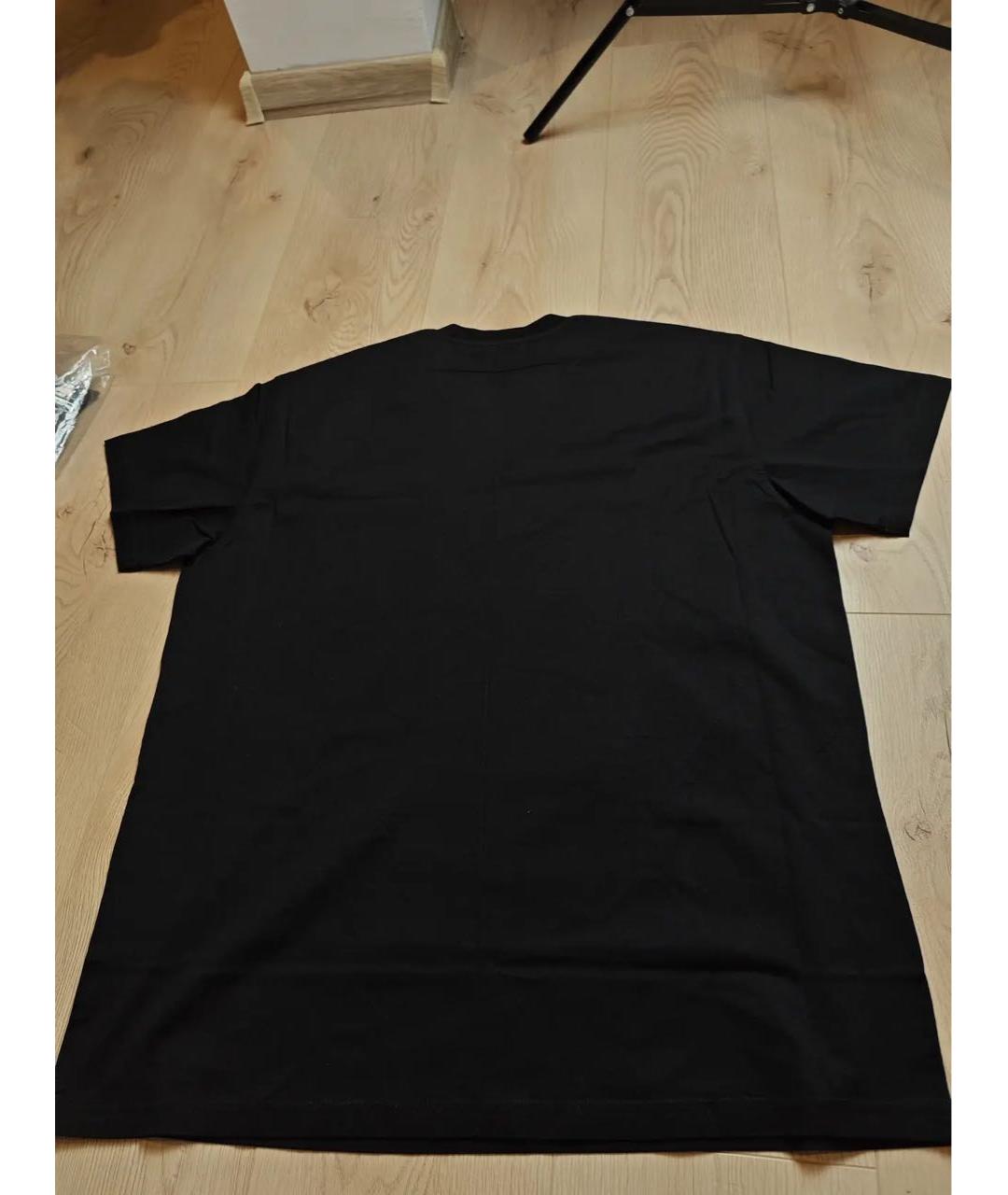 GIVENCHY Черная хлопковая футболка, фото 2